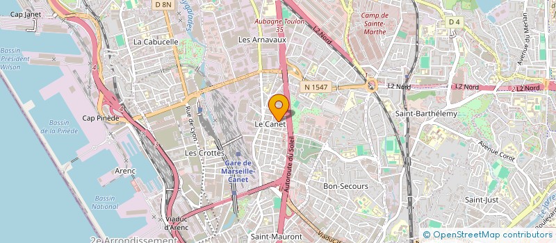 localisation de l'entreprise AMOKRANE  MARSEILLE