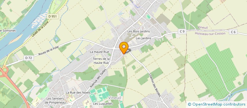 localisation de l'entreprise AMOLI  VINEUIL