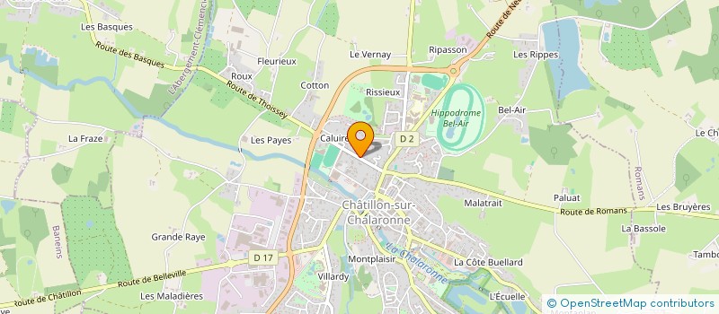 localisation de l'entreprise AMOLIAN  CHATILLON-SUR-CHALARONNE