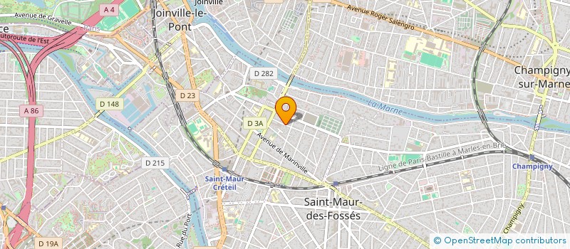 localisation de l'entreprise AMOLIN à SAINT-MAUR-DES-FOSSES