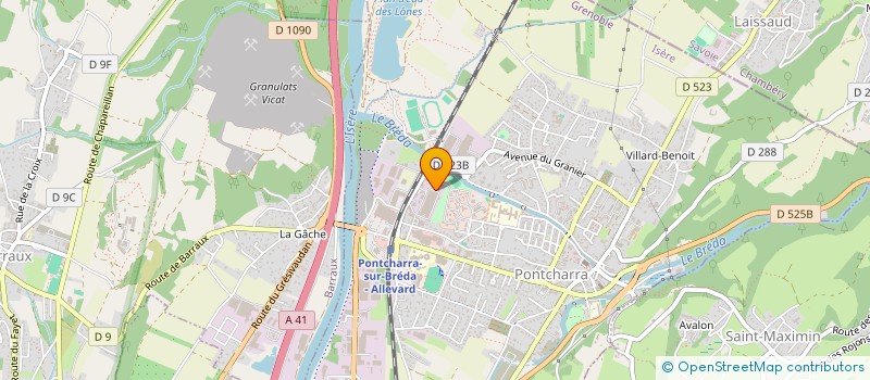 localisation de l'entreprise AMOLO  PONTCHARRA