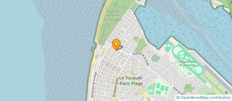 localisation de l'entreprise AMOMARE STUDIO à LE TOUQUET-PARIS-PLAGE