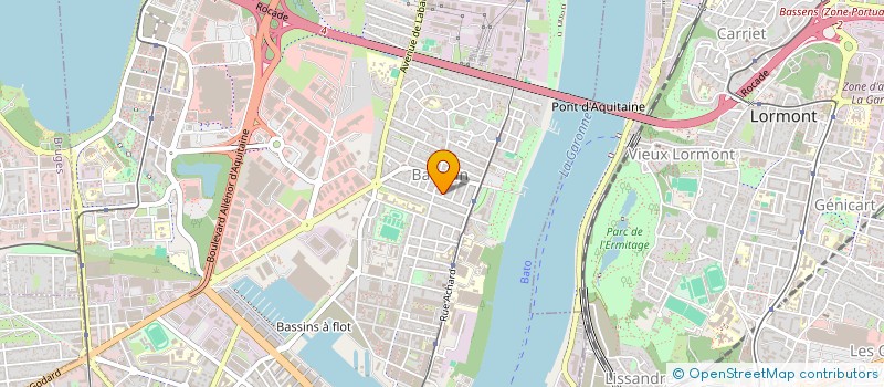 localisation de l'entreprise AMON  BORDEAUX