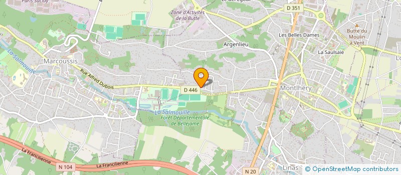 localisation de l'entreprise AMON  MONTLHERY