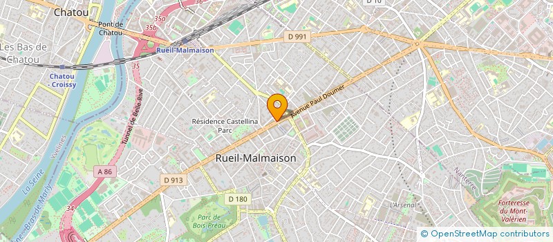 localisation de l'entreprise AMON PROPRETE à RUEIL-MALMAISON