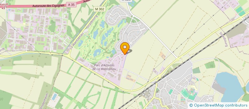 localisation de l'entreprise AMON RA-15  LA WANTZENAU