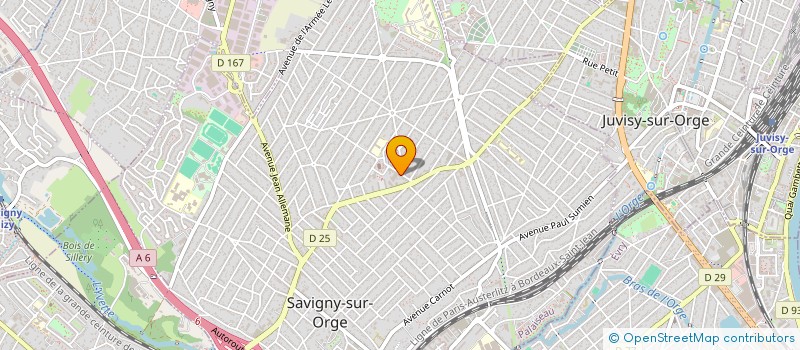 localisation de l'entreprise AMON SARL  SAVIGNY-SUR-ORGE