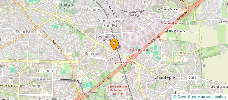 localisation de l'entreprise AMONE  RENNES