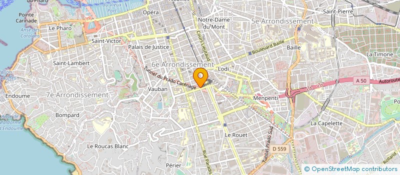 localisation de l'entreprise AMONOR GLOBAL TRADING EURL à MARSEILLE