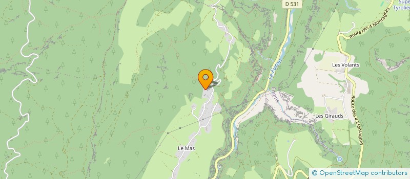 localisation de l'entreprise AMONT  LANS-EN-VERCORS