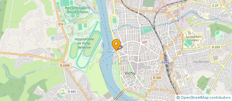 localisation de l'entreprise AMONYX  VICHY