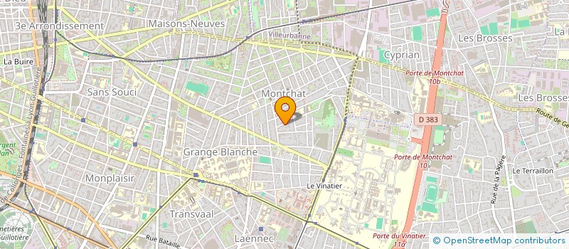 localisation de l'entreprise AMOON NA FI  LYON 3EME