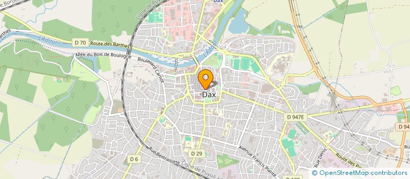 localisation de l'entreprise AMOPE à DAX