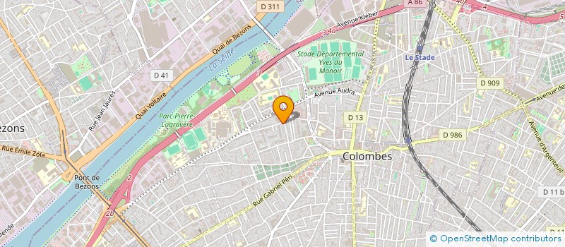localisation de l'entreprise AMOR à COLOMBES