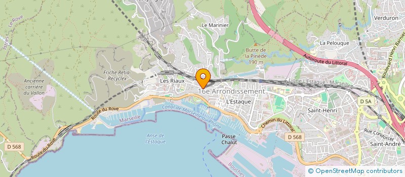 localisation de l'entreprise AMOR à MARSEILLE