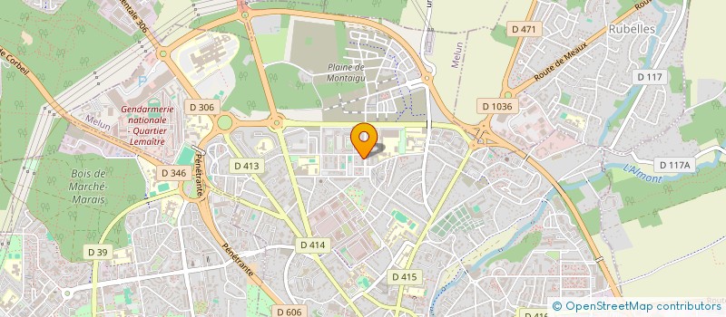 localisation de l'entreprise AMOR BTP à MELUN