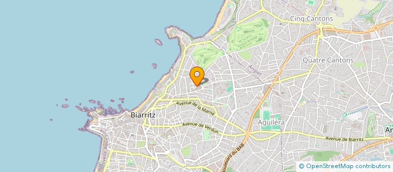 localisation de l'entreprise AMOR FATI GROUP  BIARRITZ