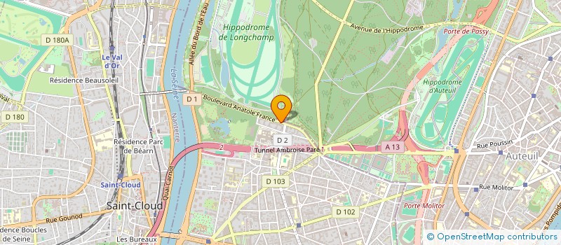 localisation de l'entreprise AMOR LUNAE à BOULOGNE-BILLANCOURT