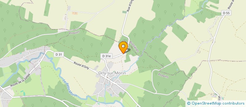 localisation de l'entreprise AMOR O SO  ORLY-SUR-MORIN