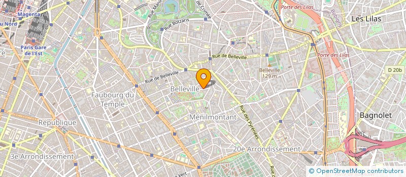 localisation de l'entreprise AMORE à PARIS