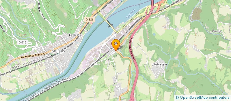 localisation de l'entreprise AMORE  REVENTIN-VAUGRIS