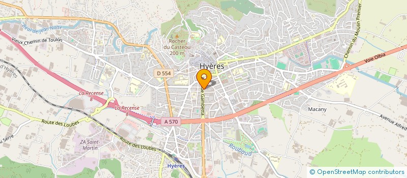 localisation de l'entreprise AMORE&FANTASIA  HYERES
