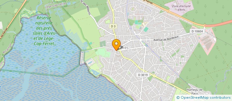 localisation de l'entreprise AMORE MIO  ARES