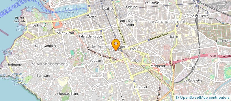 localisation de l'entreprise AMORE PROPAGANDA  MARSEILLE