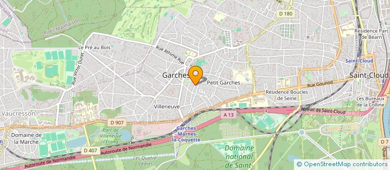 localisation de l'entreprise AMORENO à GARCHES