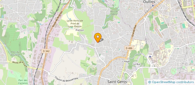 localisation de l'entreprise AMORFATI  SAINT-GENIS-LAVAL