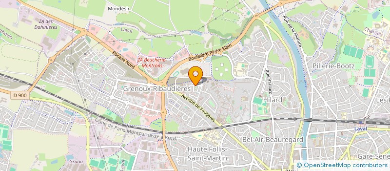 localisation de l'entreprise AMORGOS 53 à LAVAL