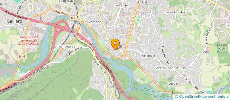 localisation de l'entreprise AMORIM  VETRAZ-MONTHOUX
