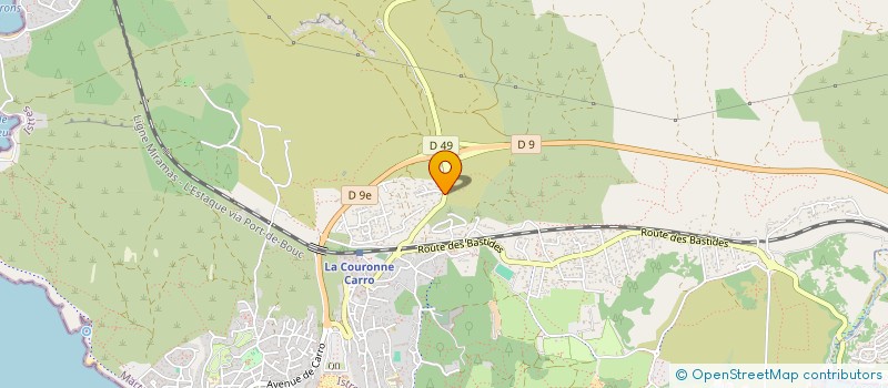 localisation de l'entreprise AMORIM CONSTRUCTION à MARTIGUES