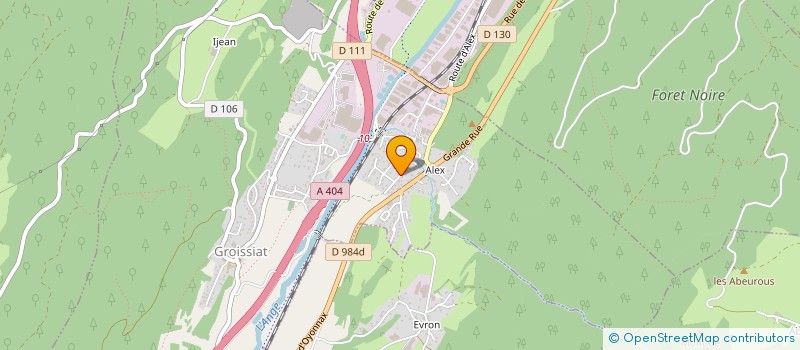 localisation de l'entreprise AMORIM DEVELOPPEMENT à GROISSIAT