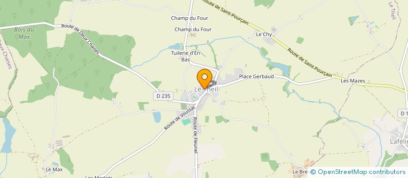 localisation de l'entreprise AMORIM ET FILS à LE THEIL