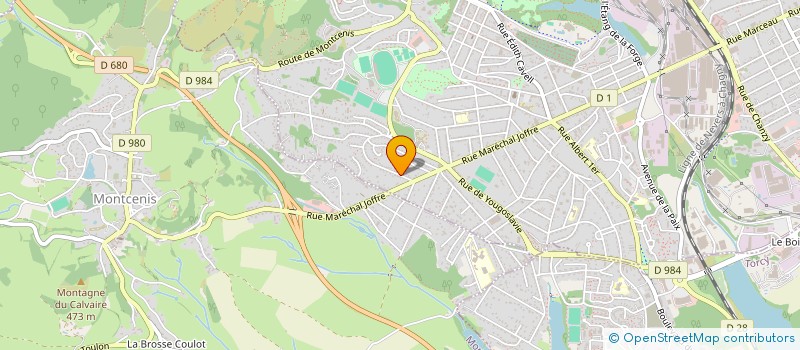 localisation de l'entreprise AMORIM MICHAEL AGENCEMENT-DECORATION  LE CREUSOT