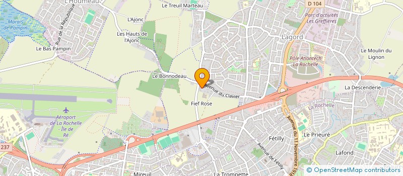 localisation de l'entreprise AMORIMMO  LAGORD