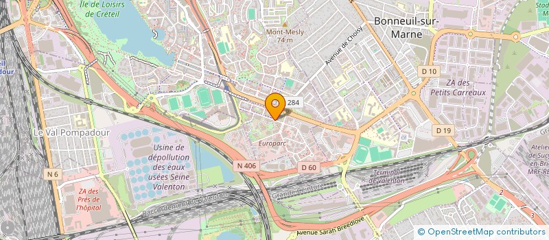 localisation de l'entreprise AMORIMMO SCI à CRETEIL
