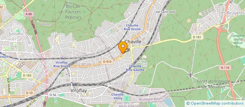 localisation de l'entreprise AMORIS à CHAVILLE