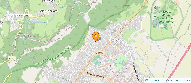 localisation de l'entreprise AMORIS ORGANISATION  CROLLES