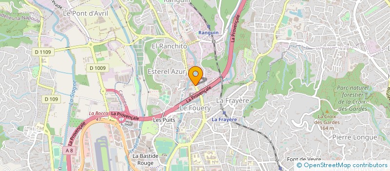 localisation de l'entreprise AMOROS à LE CANNET