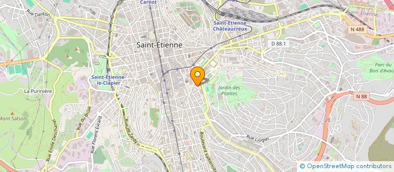 localisation de l'entreprise AMORY à SAINT-ETIENNE