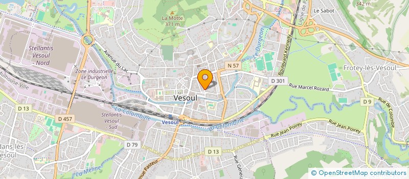 localisation de l'entreprise AMOS  VESOUL