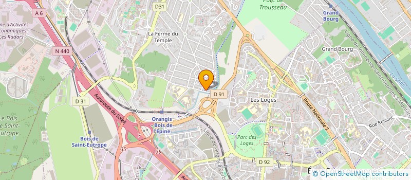 localisation de l'entreprise AMOS CLOUD  RIS-ORANGIS