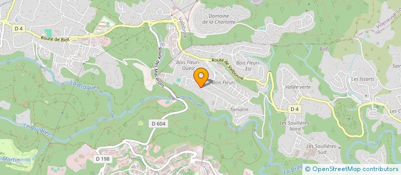 localisation de l'entreprise AMOS SYSTEMES  BIOT