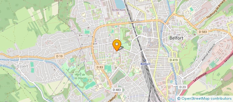 localisation de l'entreprise AMOSEEDS à BELFORT