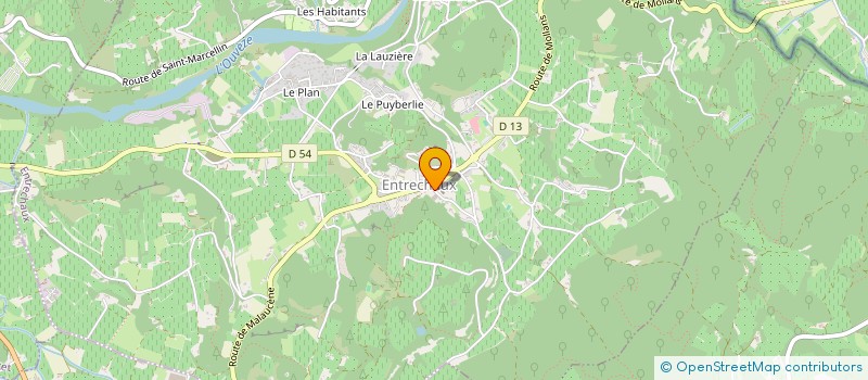 localisation de l'entreprise AMOSSA COMPTA  ENTRECHAUX