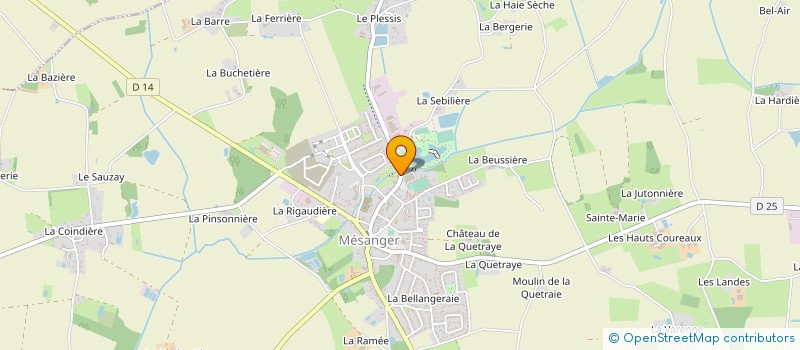 localisation de l'entreprise AMOSSE à MESANGER