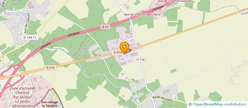 localisation de l'entreprise AMOSSE HOLDING à NOGENT-LE-PHAYE