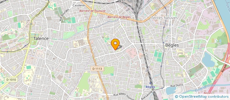 localisation de l'entreprise AMOSYNERGIE  BEGLES